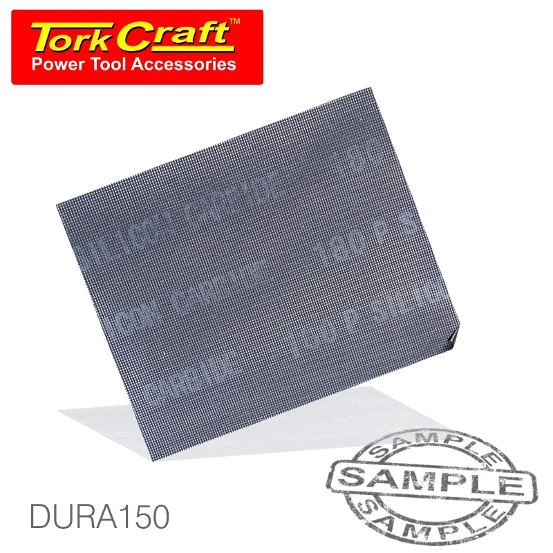 DURASAND MESH SANDING SHEET 150GRIT 270X230