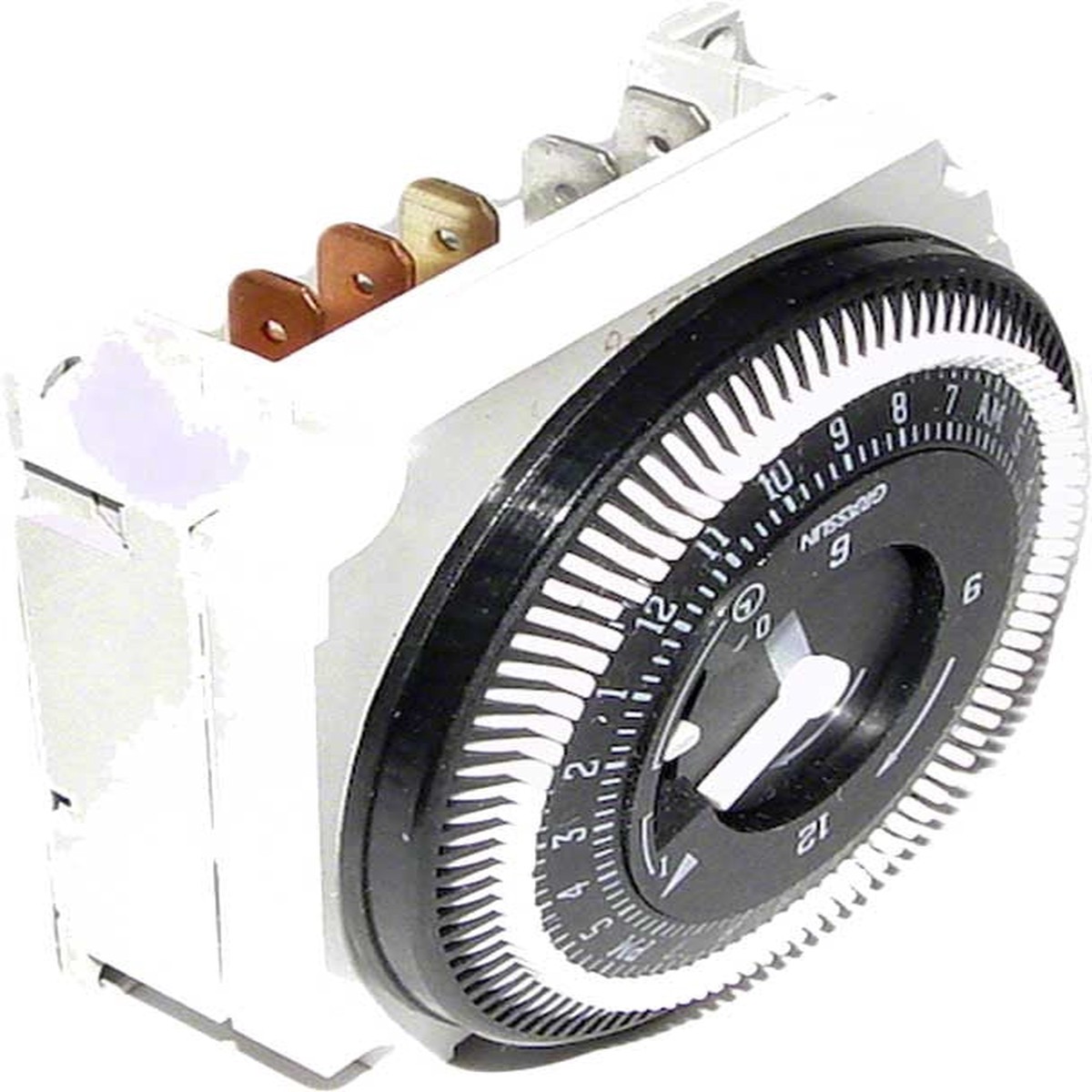 Electro-Mechanical 24-Hour Panel Mount Timer Module - SPDT 120 Volts