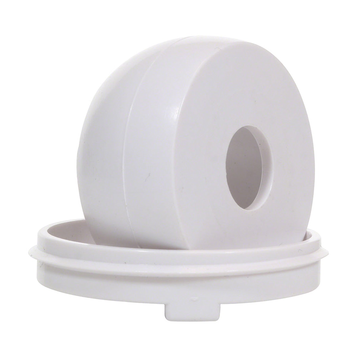 Eyeball and Nut Replacement - 1/2 Inch Orifice - White
