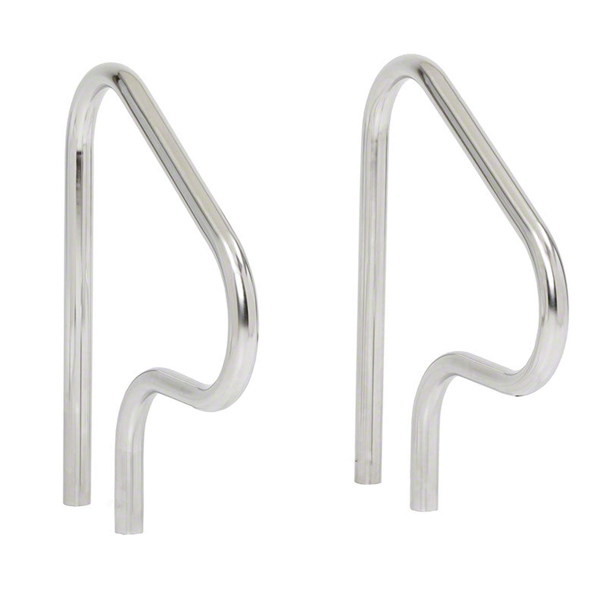 Figure 4 30 Inch Pool Grab Rail - 1.90 x .049 Inches - Marine Grade - Pair