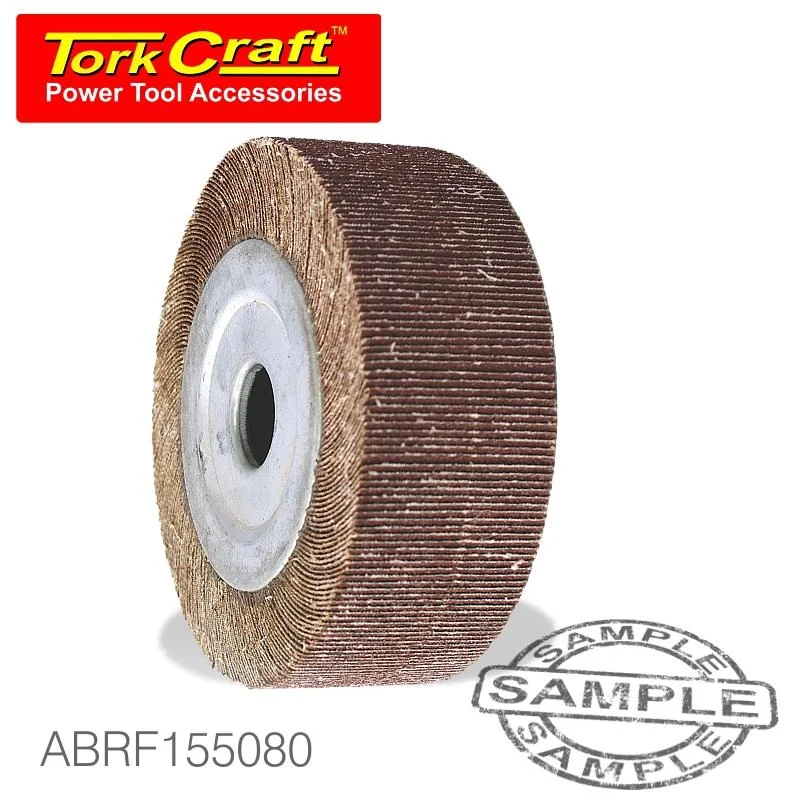 FLAP WHEEL 150 X 50 X 25MM BORE 80 GRIT PER EACH