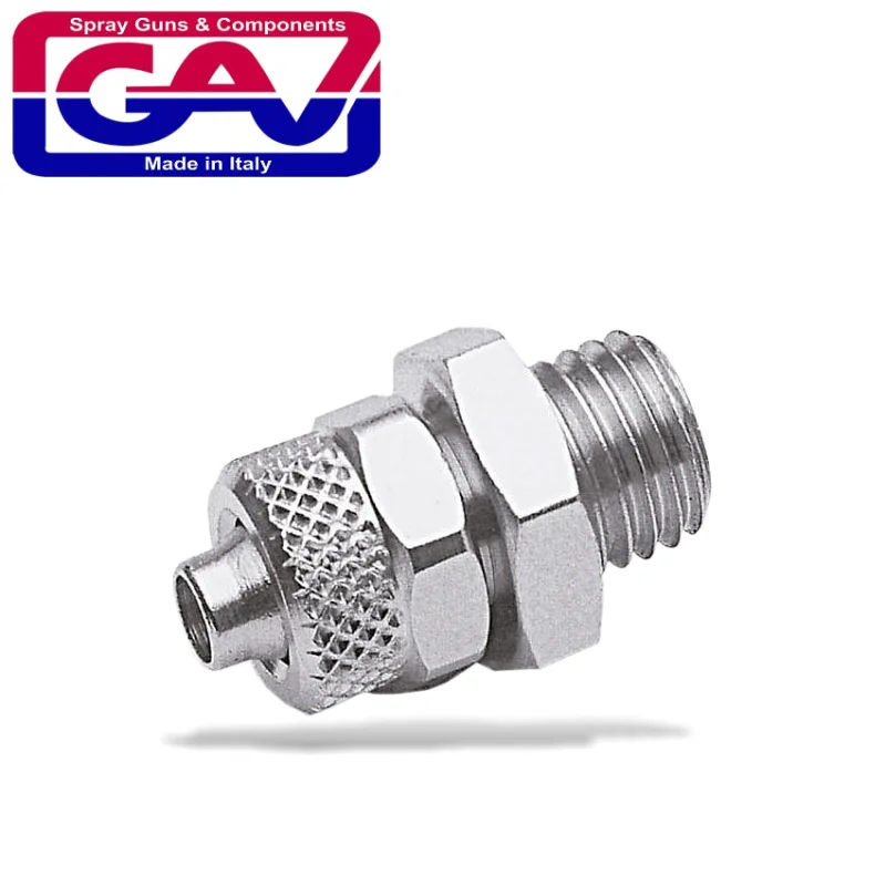 GAV STRAIGHT CONICAL 1/8 M PUSH IN FITTING FOR 8MM HOSE