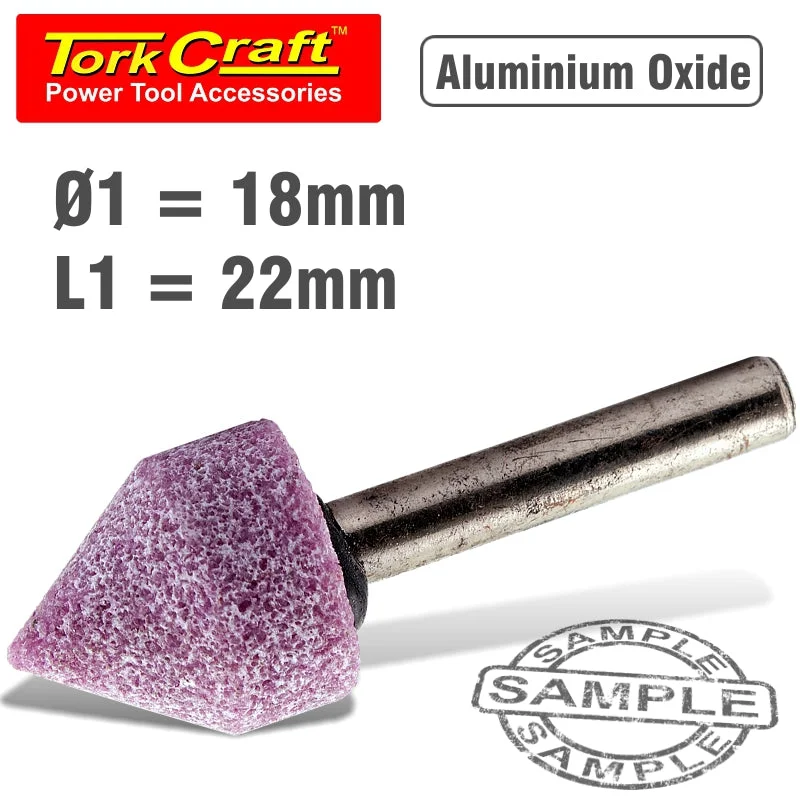 GRINDING POINT CONICAL 6MMX18MMX22MM BULK