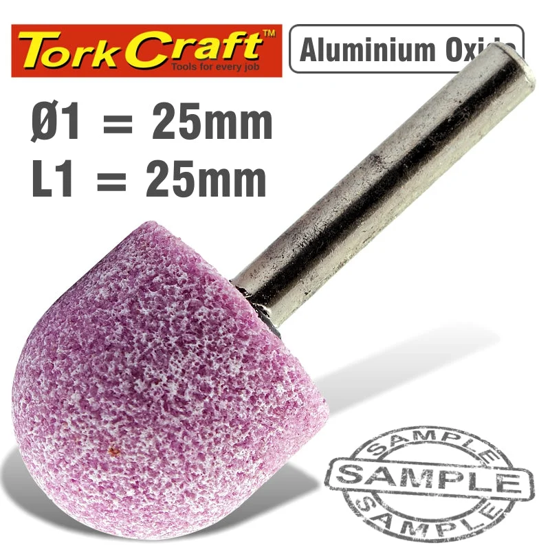 GRINDING POINT ROUNDED 6MMX25MMX25MM BULK