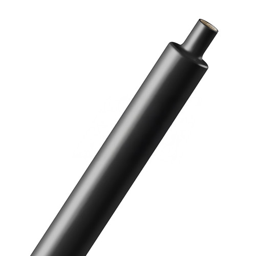 Techflex H2A0.50BK Shrinkflex 2:1 Dual Wall 1/2 in. x 4 ft.Adhesive, Black