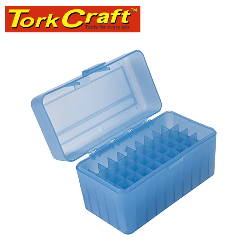 HARD CASE AMMO BOX 155X80X95MM RIFLE 50 ROUNDS (TB909)
