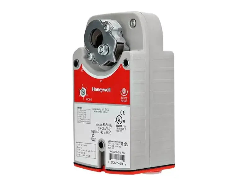 Honeywell MS8105A1030, Direct Coupled Actuator, Spring Return, 44 lb-in, 5 Nm, 24 Vac, 2-position (SPST)