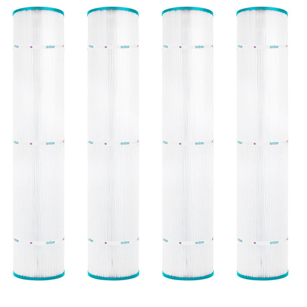 Hurricane Filter Cartridge for Hayward Super Star-Clear C5500, SwimClear C5520 - Pack of 4