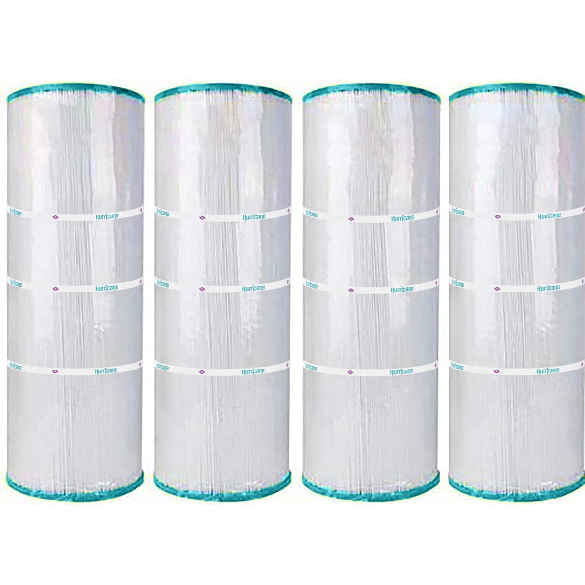 Hurricane Filter Cartridges for Hayward C-570, SwimClear C3020, Super StarClear C3000 Filters - Pack of 4