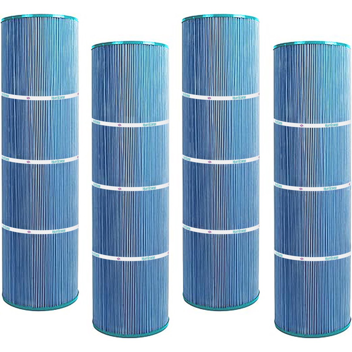 Hurricane Filter Cartridges for Hayward Super StarClear C4000, SwimClear C4020 Aseptic Filters - Pack of 4