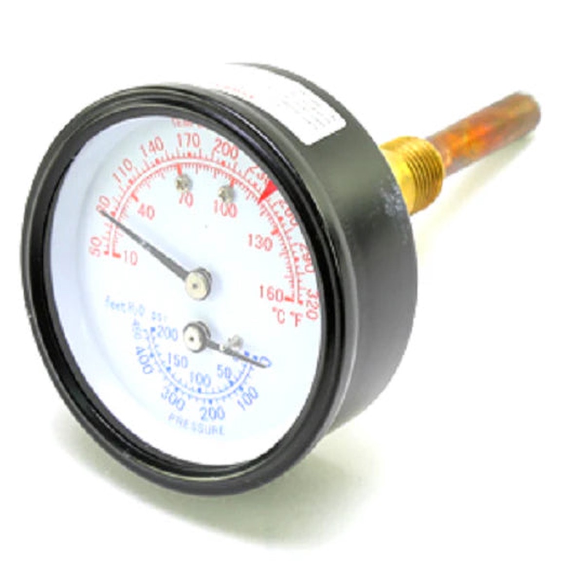Lochinvar Temperature and Pressure Gauge - 1/4 Inch - Texas Required