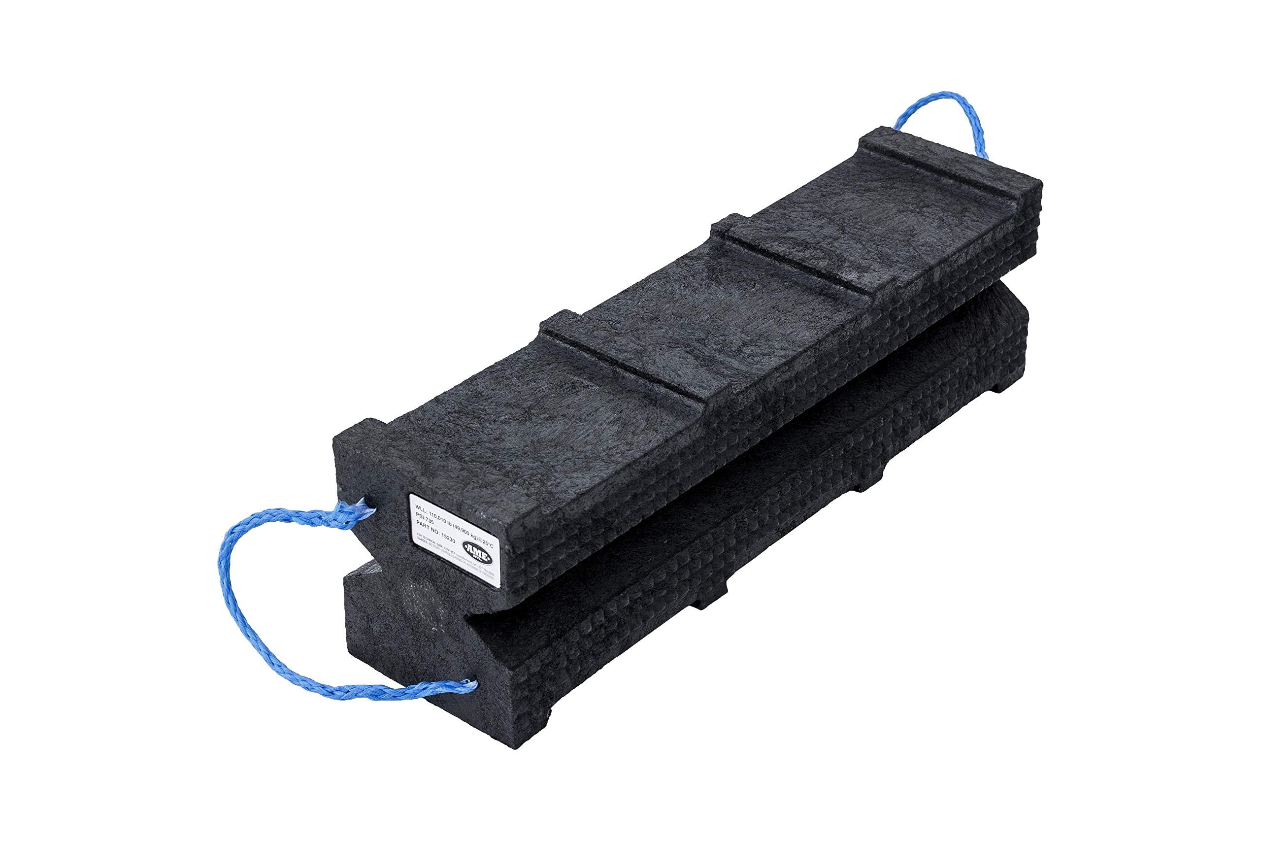AME 15230 Super Stacker Cribbing Block 6" x 7" x 24" Black