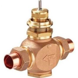 Johnson Controls VG7481ST 2-Way Normally Closed Globe Valve Body 2" Union Sweat 46.2 Cv