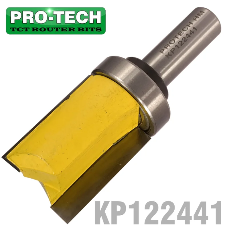 PATTERN FLUSH TRIM BIT. WITH SHANK MOUNTED BEARING 1 1/8′ X 1 1/2′ 1/2