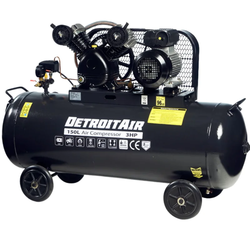 Piston Single Stage 8Bar Air Compressor 3HP 150L 250LPM