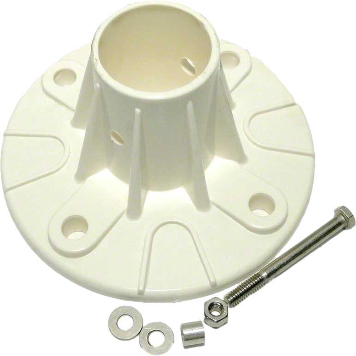 Plastic Deck-Mounted Slide Anchor Flange