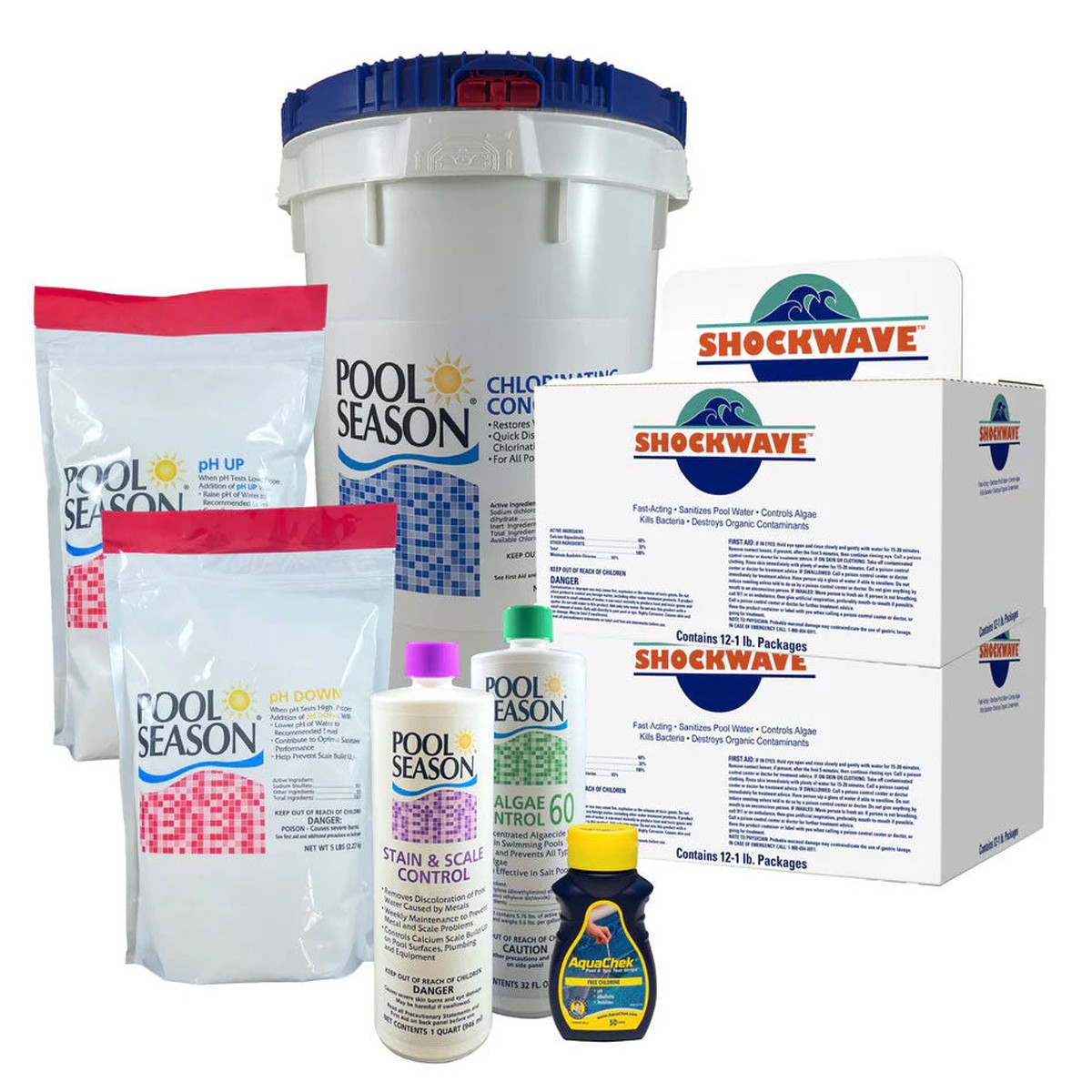 Pool Season Chemical Supply Kit - Large