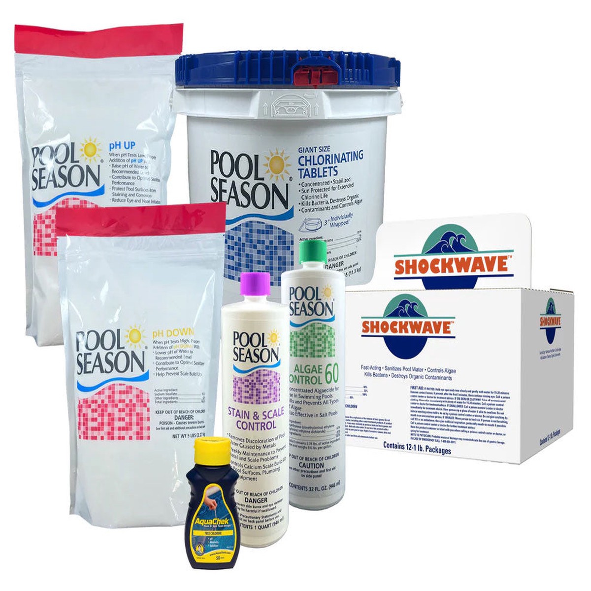 Pool Season Chemical Supply Kit - Small
