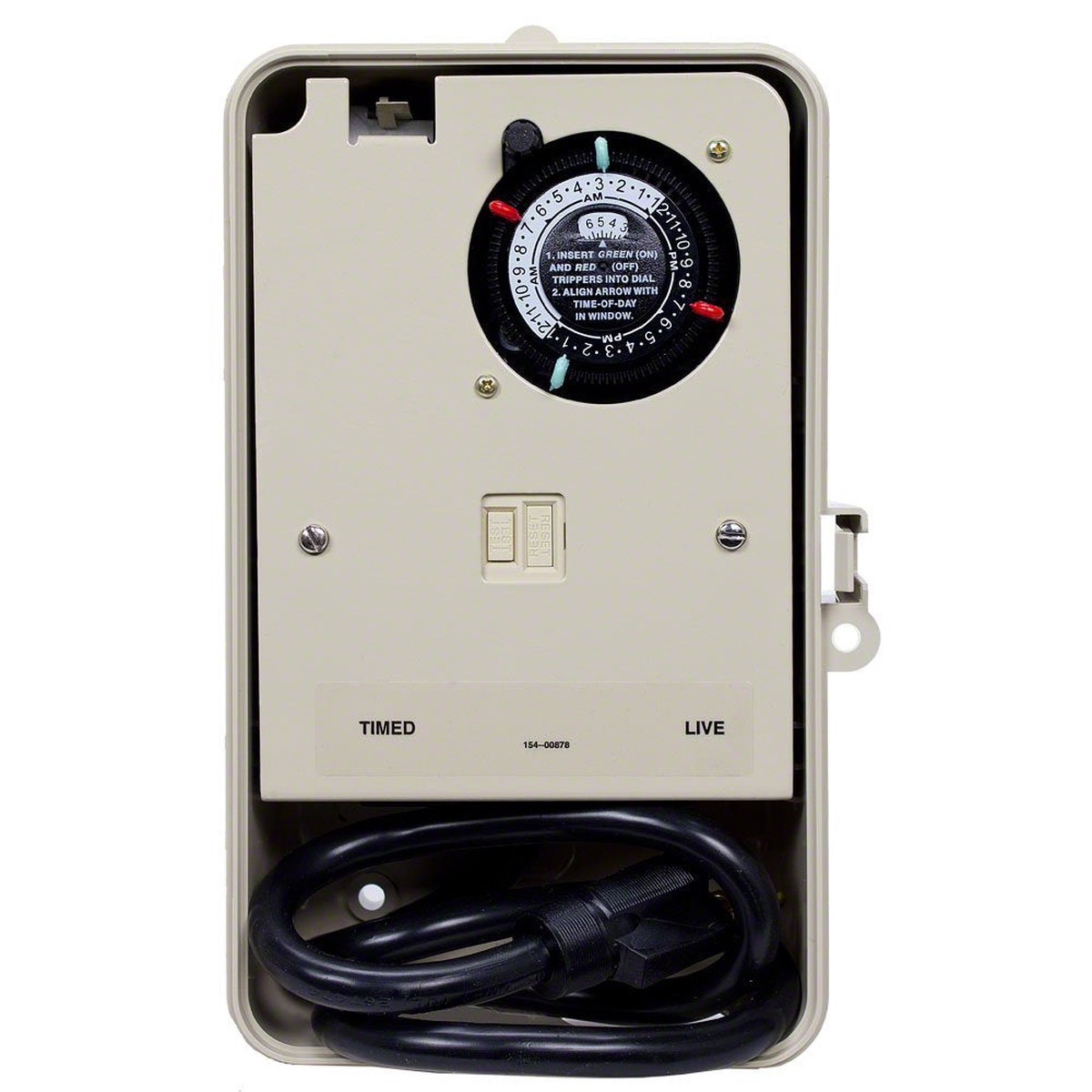 Portable Two-Circuit Outdoor Timer - 15 Amp 1 HP