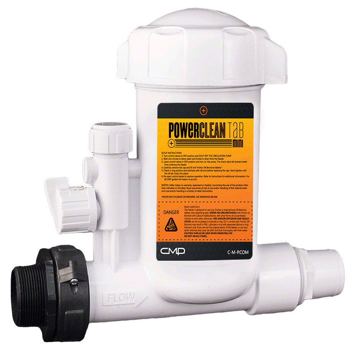 PowerClean Tab Mini In-Line Chlorinator - Aboveground Pools