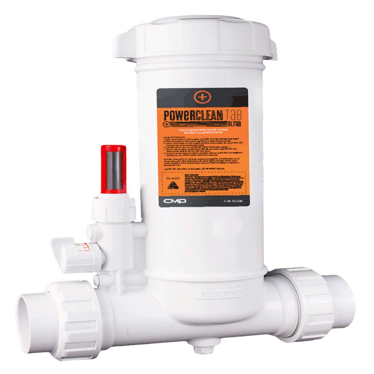 PowerClean Tab Ultra VS In-Line Chlorinator - White Lid