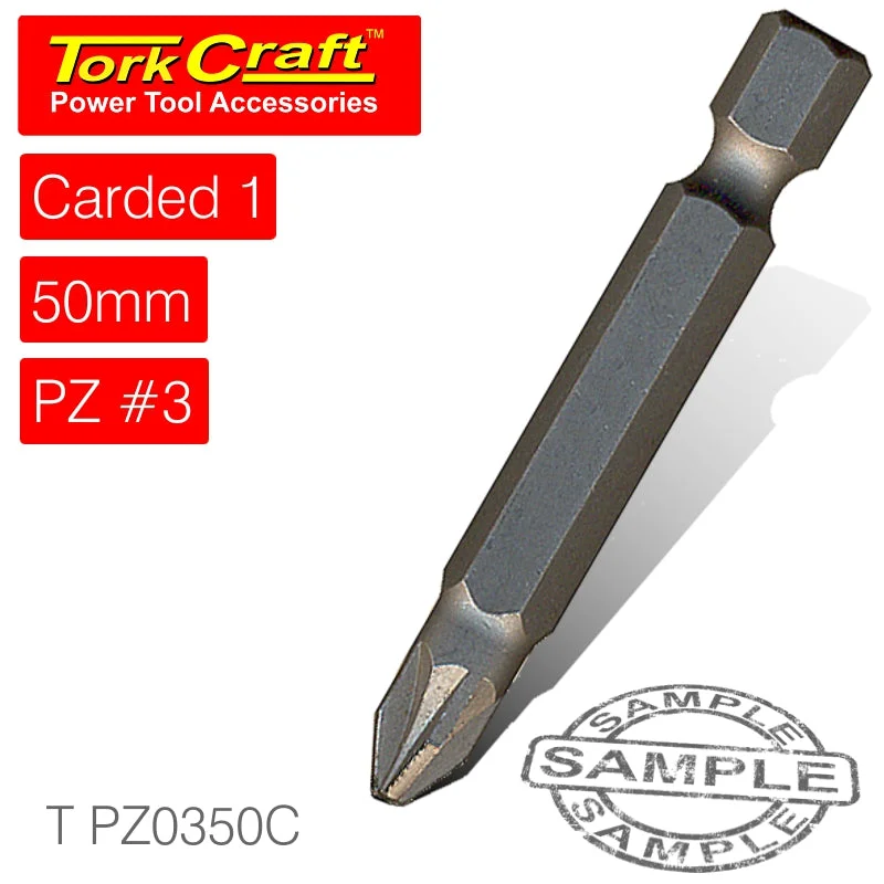 POZI.3 X 50MM POWER BIT 1/CARD