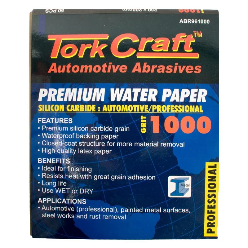 PREMIUM WATERPROOF PAPER1000 GRIT 230X 280 (50 PIECE) AUTOMOTIVE