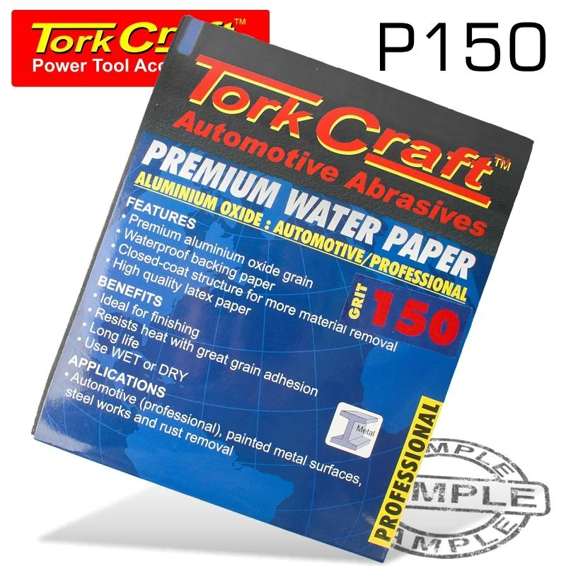 PREMIUM WATERPROOF PAPER150 GRIT 230X 28 (50 PIECE) AUTOMOTIVE