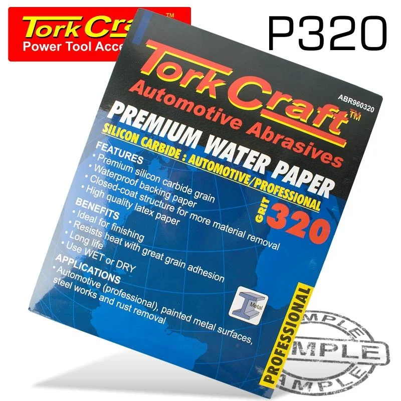 PREMIUM WATERPROOF PAPER320 GRIT 230X 28 (50 PIECE) AUTOMOTIVE