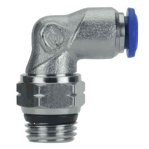 AIGNEP 87110-05-04, 5/16 in. Push-To-Connect Tube x 1/4 in. Swivel Elbow - Pack of 10