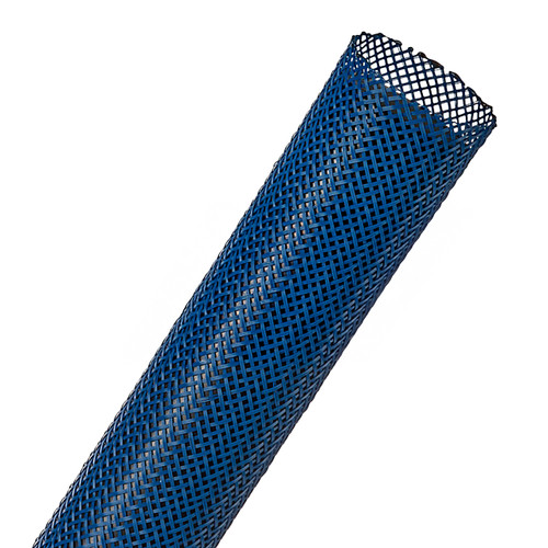 Techflex PTN0.75BL Flexo PET 3/4 in. x 75 ft. Braided Sleeve, Blue