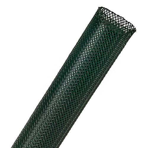 Techflex PTN0.75FG Flexo PET 3/4 in. x 75 ft. Braided Sleeve, Green