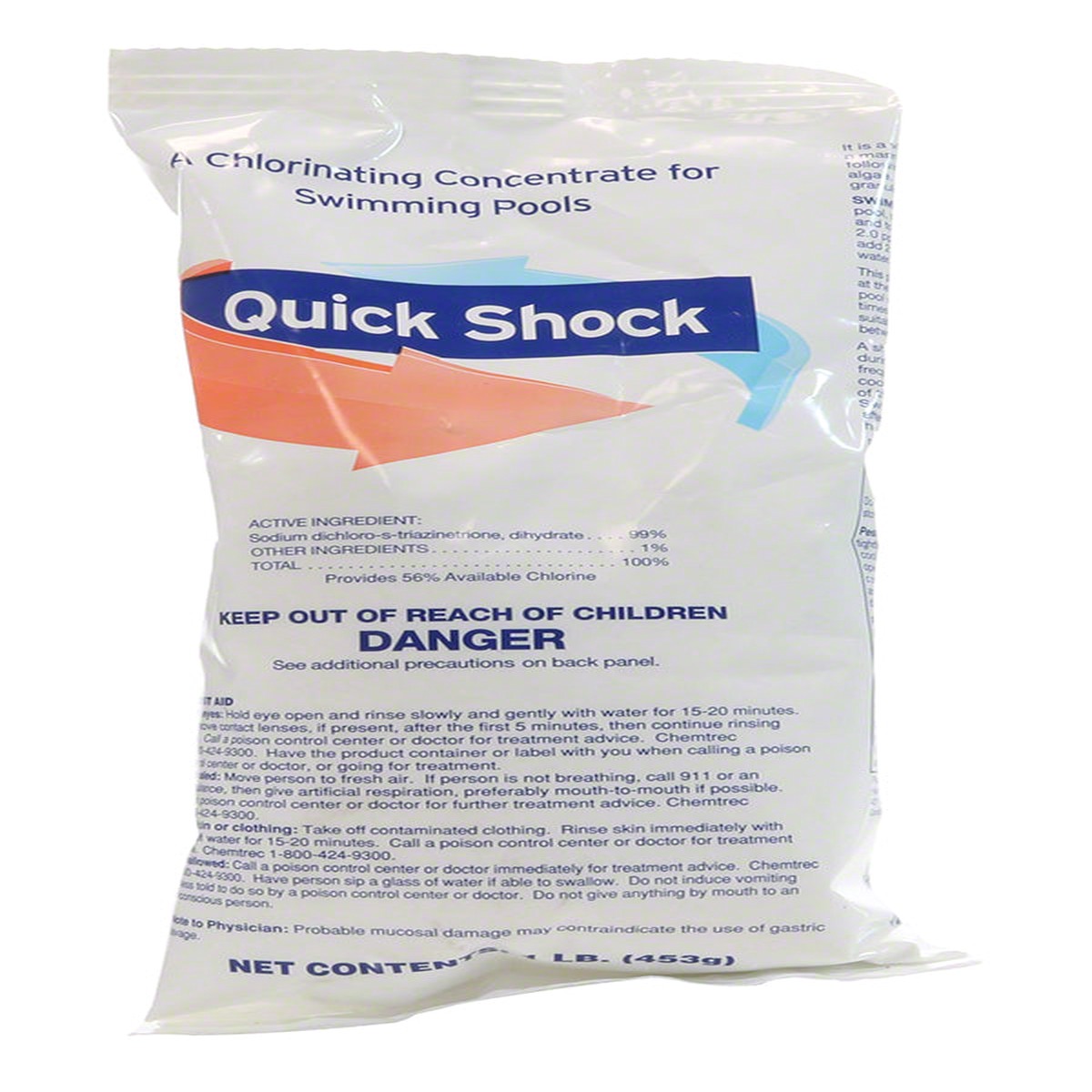 Quick Shock - Stablized Chlorine - 1 Lb.