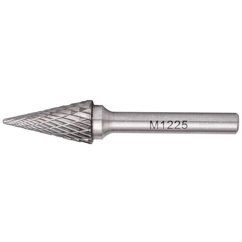 ROTARY BURR TUNGSTEN 12X25X6MM CONICAL STRAIGHT