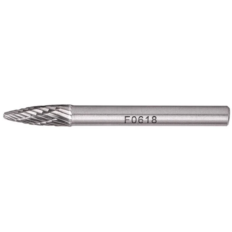 ROTARY BURR TUNGSTEN 6X18X6MM ROUND POINT
