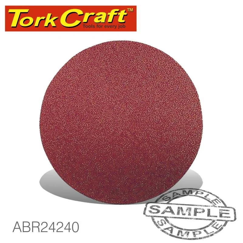 SANDING DISC VELCRO 115MM 240 GRIT 10/PACK