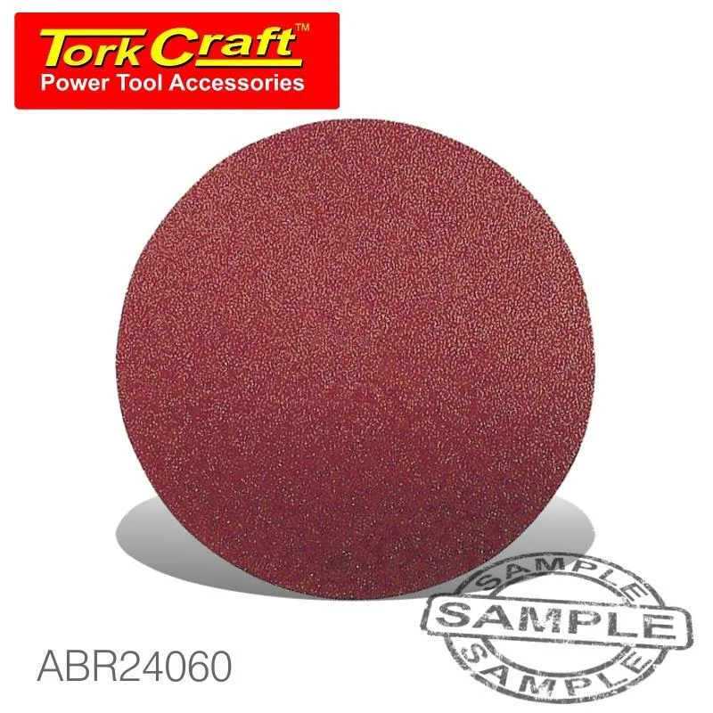 SANDING DISC VELCRO 115MM 60 GRIT 10/PACK