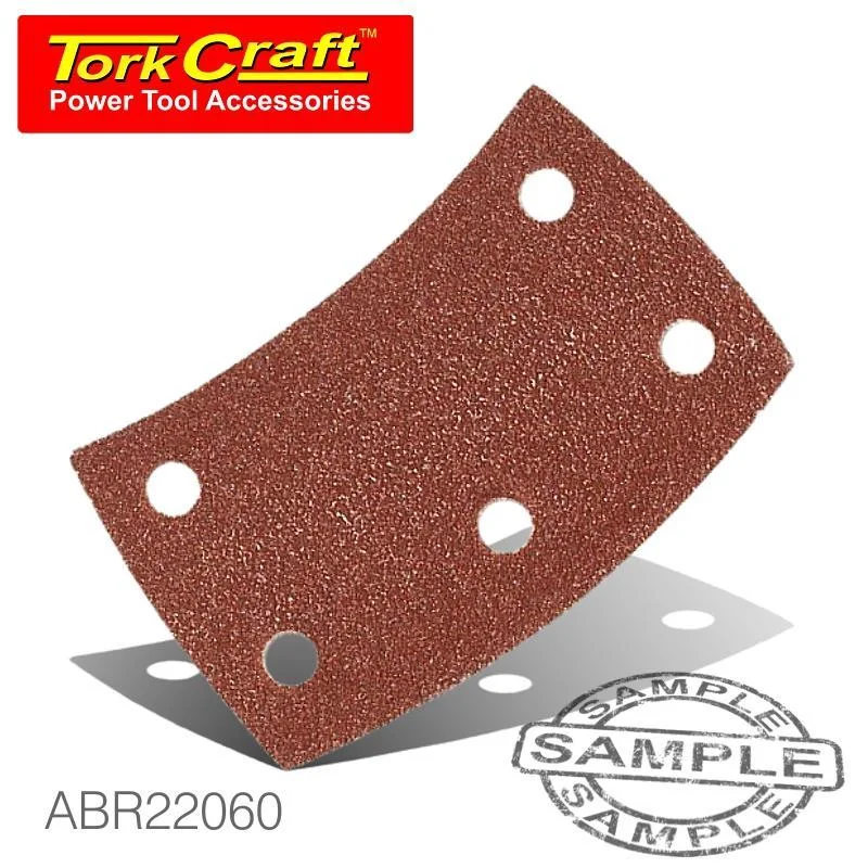 SANDING PADS CURVED 60 GRIT VELCRO