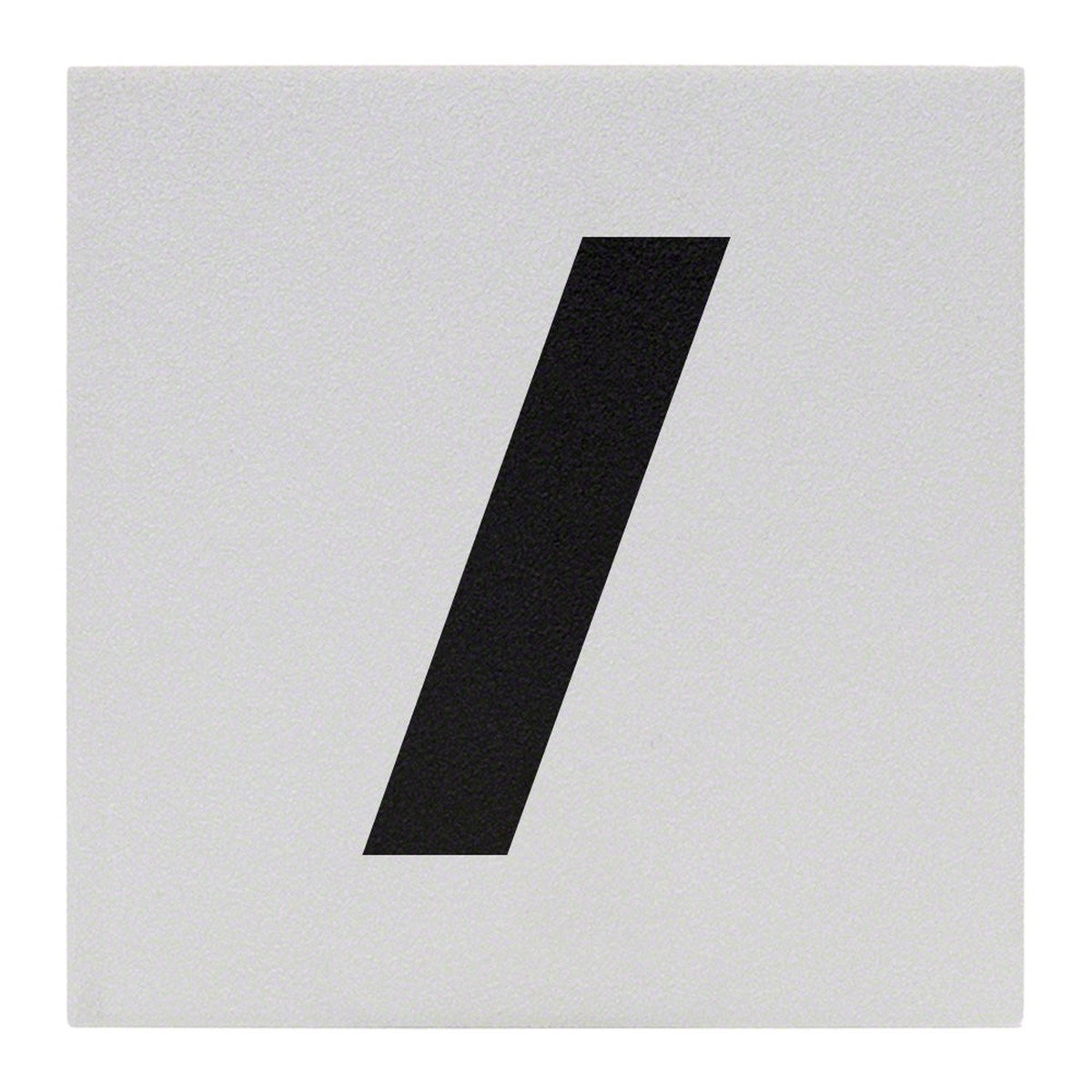 Slash (/) Symbol Ceramic Skid Resistant Tile Depth Marker 6 Inch x 6 Inch with 4 Inch Lettering