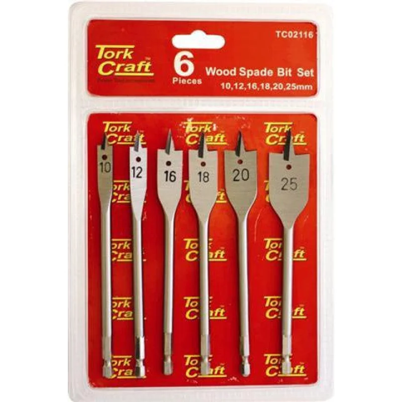 SPADE BIT SET 6PCE