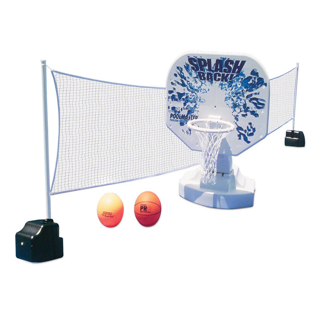 Splashback Poolside Combo Basketball and Volleyball Game