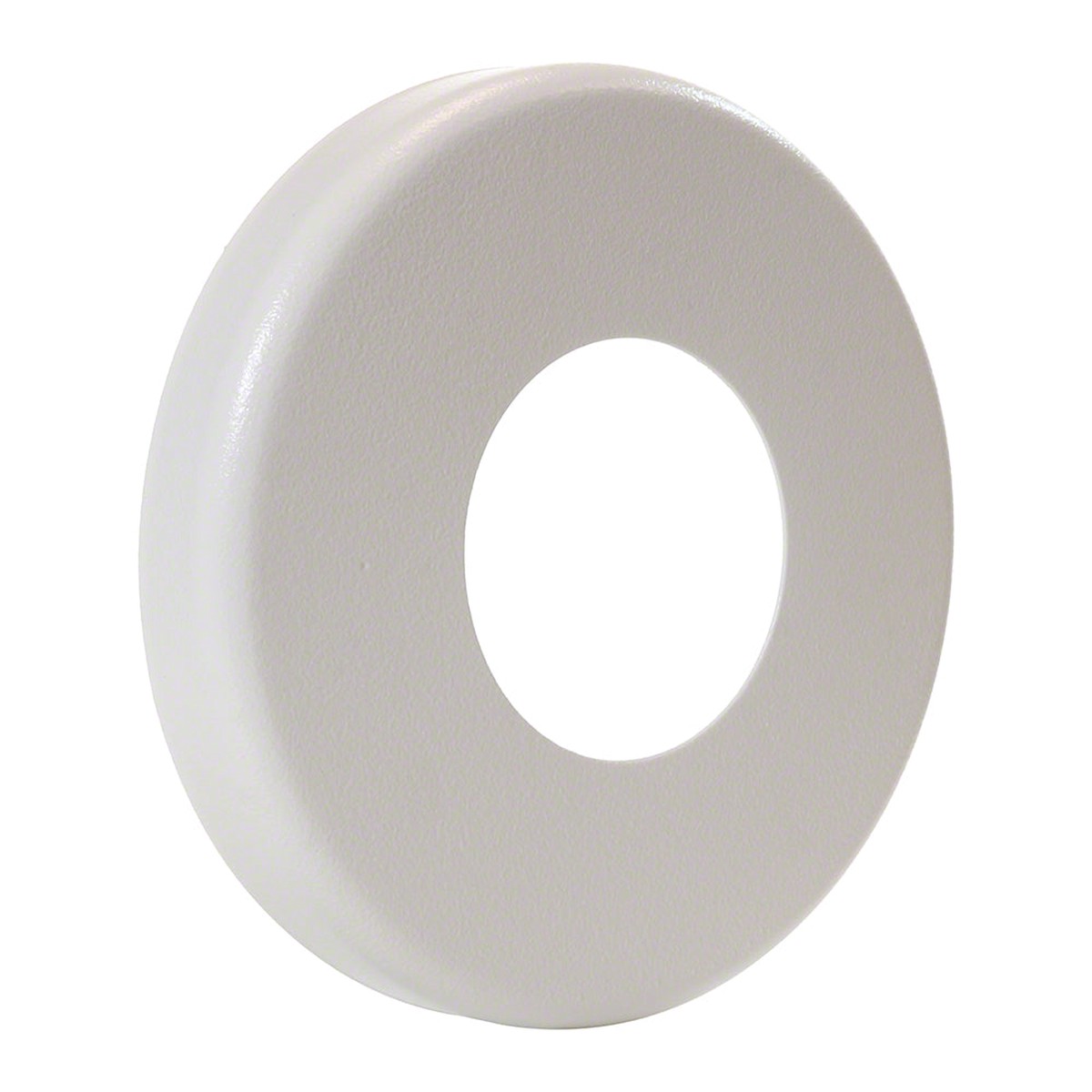 Stainless Steel Round Escutcheon Plate - 1.90 Inch O.D. - Powder Coated Pearl White