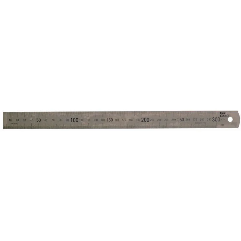 STAINLESS STEEL RULER 300 X 25 X 1.0MM
