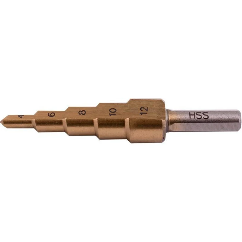 STEP DRILL HSS 4-12MMX2MM