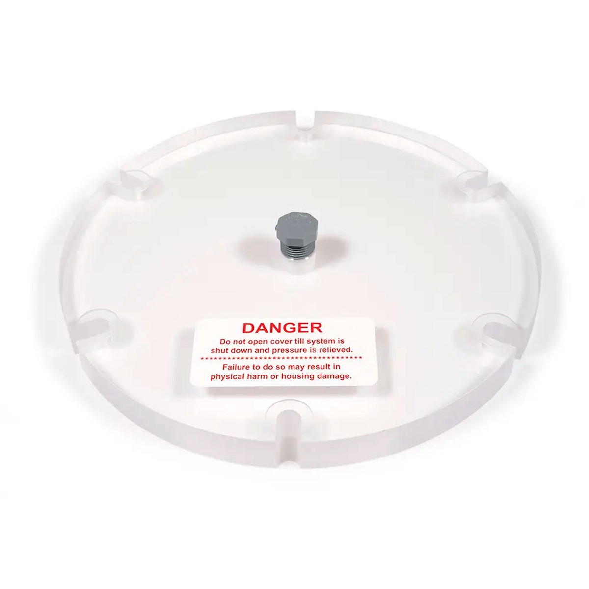 Strainer SW/SWX RSW Clear Acrylic Cover - Side Vent - 6 Inch Strainers - Post-2015