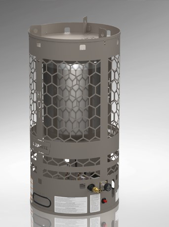 L.B. White Sun Blast Radiant Portable Heater SR125, LP Fuel - 125,000 BTU
