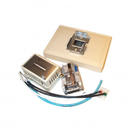 Johnson Controls T-4002-304 2-Pipe Reverse Acting Thermostat Beige W/Cover & Conversion Kit