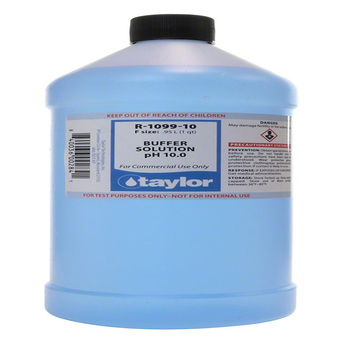 Taylor Buffer Solution pH 10.0 - 32 Oz. Bottle - R-1099-10-F