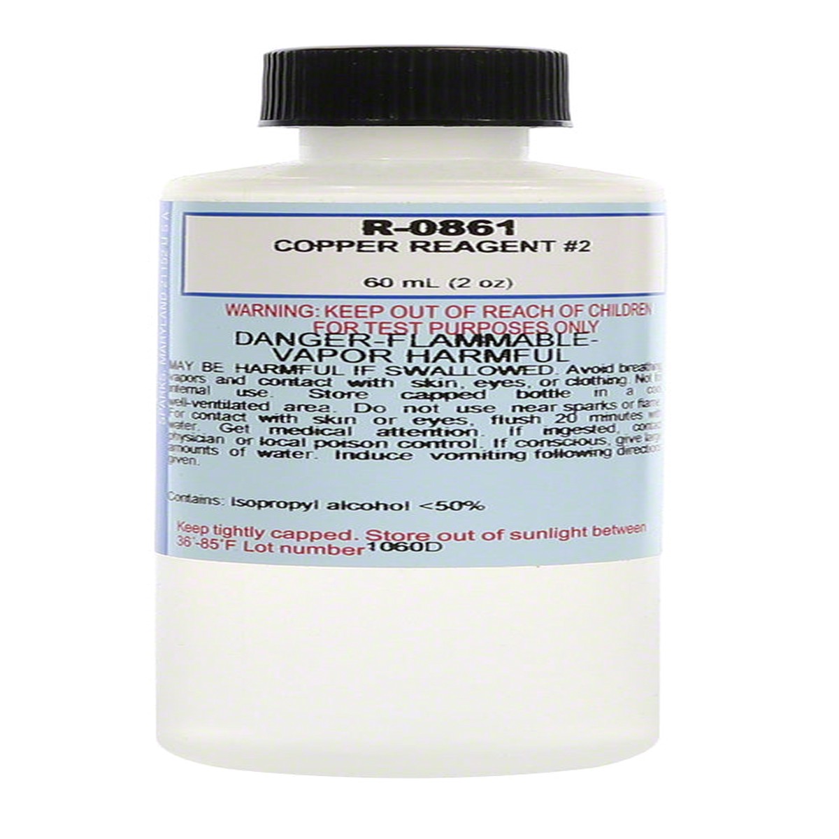 Taylor Copper Reagent #2 - 2 Oz. (60 mL) Bottle - R-0861-C