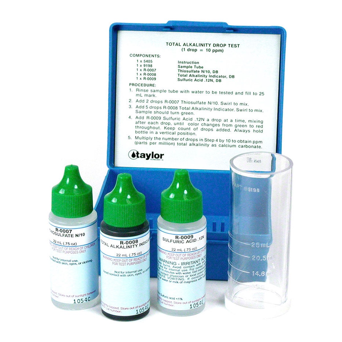 Taylor Drop Test Alkalinity Total - K-1726